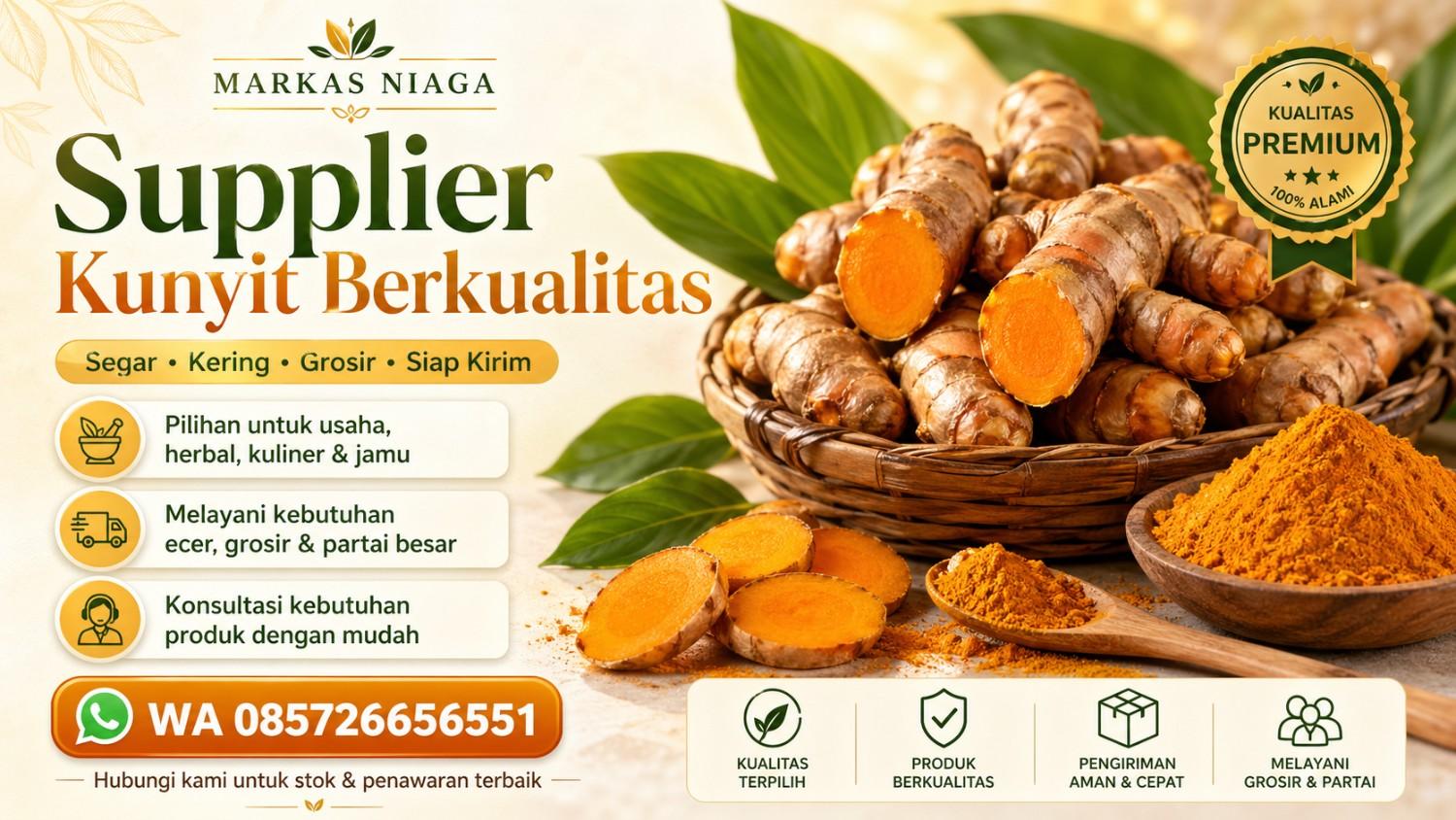 Supplier Kunyit Berkualitas untuk Industri Herbal, Kuliner, dan Kecantikan