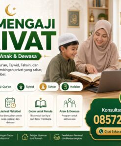 Panduan Lengkap Les Mengaji Privat: Solusi Belajar Al-Qur’an Intensif untuk Anak dan Dewasa