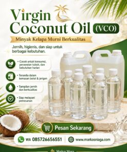 Supplier Virgin Coconut Oil VCO Berkualitas | Markas Niaga