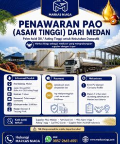 Jual PAO Curah Belawan dan Tanjung Priuk Minimum Order 3.000 Ton