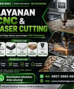 Jasa CNC Router & Laser Cutting Surabaya–Sidoarjo | Markas Niaga
