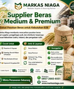 Supplier Beras Medium & Premium untuk Kebutuhan B2B