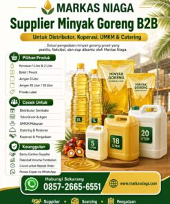 Supplier Minyak Goreng B2B untuk Distributor, UMKM & Catering | Markas Niaga