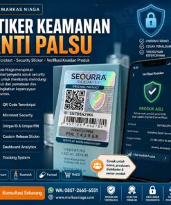 Solusi Anti Pemalsuan Produk Kosmetik, Farmasi & FMCG | Stiker Keamanan QR Microtext