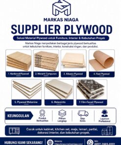 Supplier Hardwood Plywood  untuk Furniture & Interior | Markas Niaga