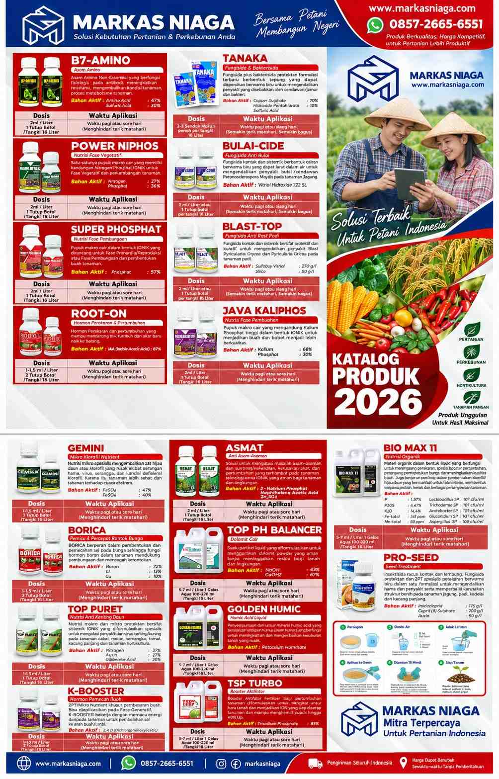 Supplier Pembenah Tanah untuk Pertanian & Perkebunan – Asmat, Top pH Balancer dan Golden Humic