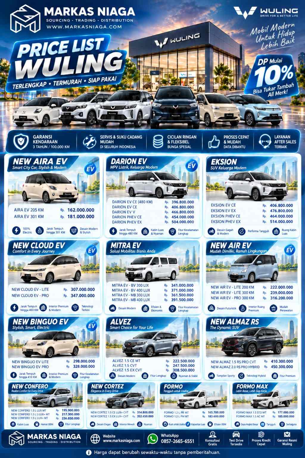 Harga Wuling Jawa Timur – Daftar Harga Mobil Wuling, Kredit & Promo